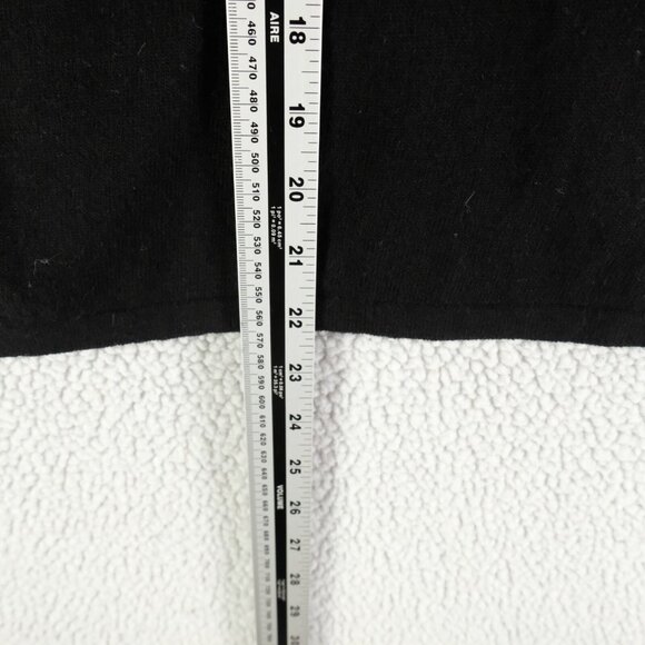 Clements Ribeiro Pop Sweater Womens Small Black Peace Lightweight Wool Blend - Picture 4 of 9